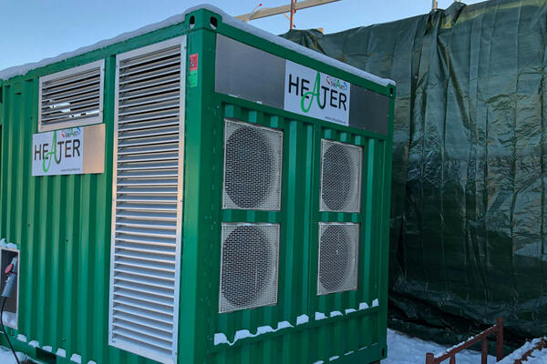 Økt interesse for varmepumper til byggeplasser